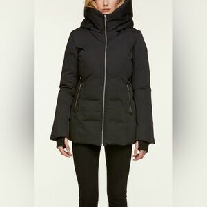 Black Hooded Jacket SOIA AND KYO Darnelle
